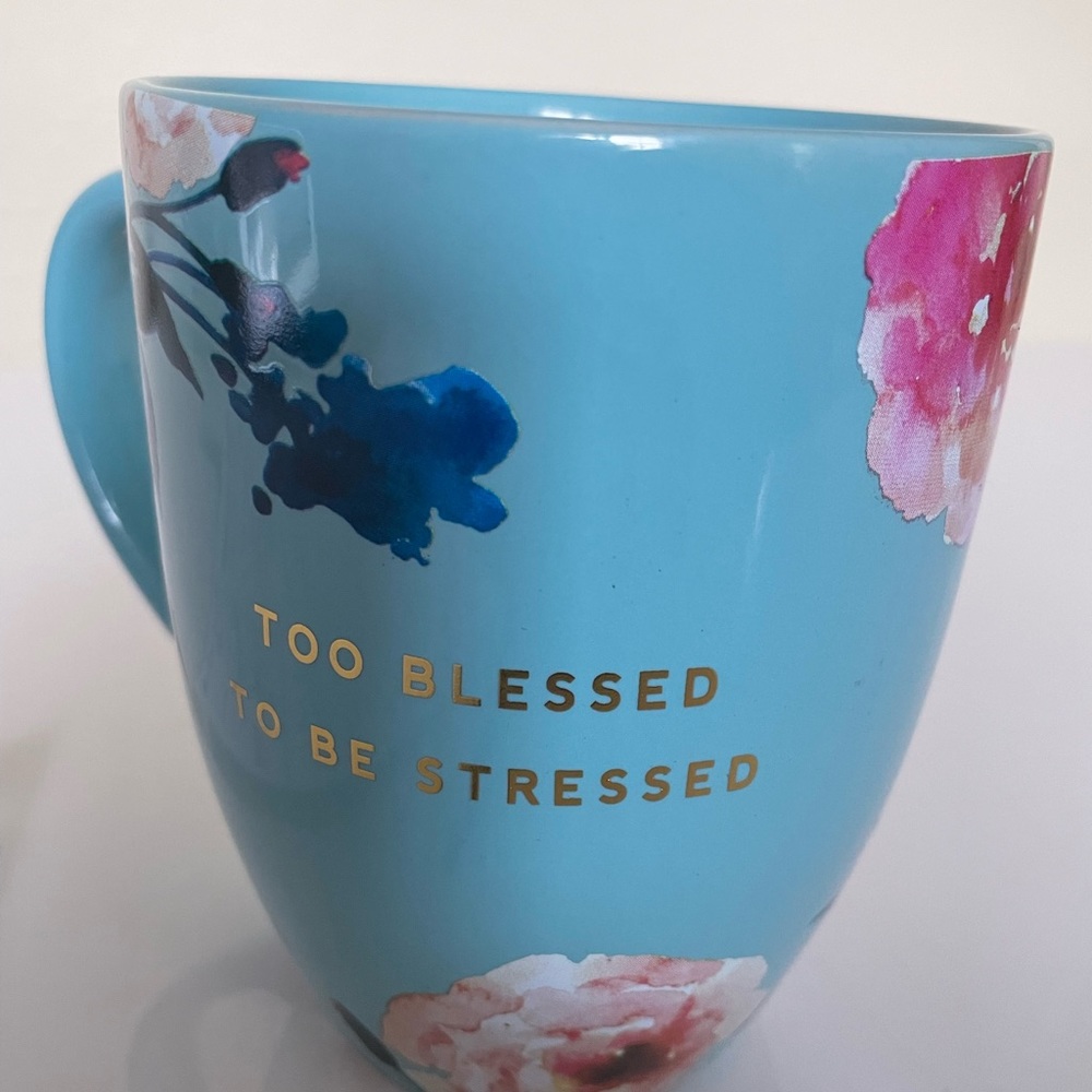 Eccolo “Too blessed to be stressed” mug